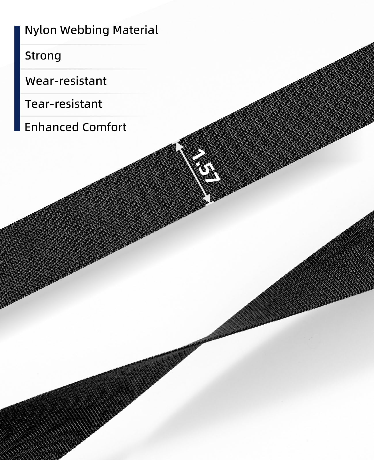 EZshoot Two Point Sling Traditional Rifle Sling with 2 Pack Sling Swivels