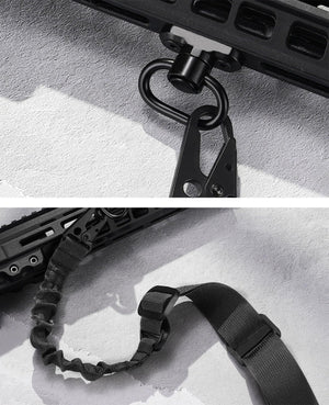 EZshoot Two Point Sling Traditional Rifle Sling with 2 Pack Sling Swivels