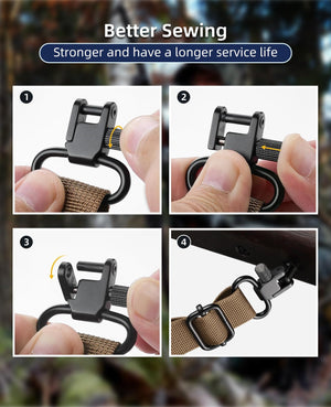 EZshoot Two Point Sling with Removable Swivels