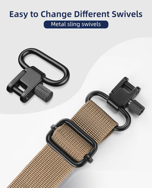 EZshoot Two Point Sling with Removable Swivels