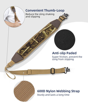 EZshoot Two Point Sling with Removable Swivels