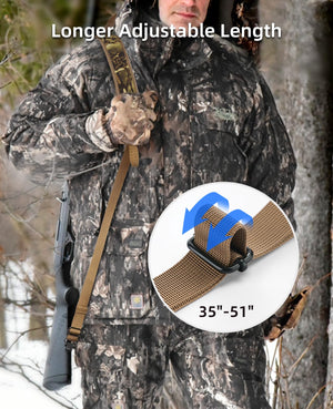 EZshoot Two Point Sling with Removable Swivels