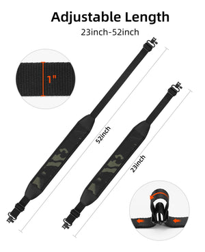 EZshoot Two Point Sling with Swivels Comfortable Neoprene Padded