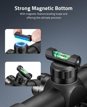 EZshoot Professional Scope Leveling Kit Magnetic Bubble Level