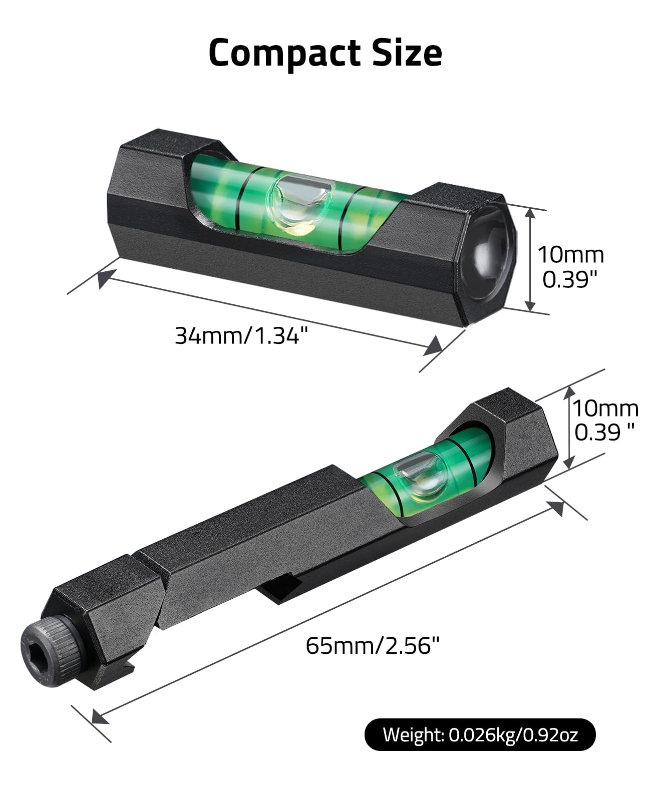 EZshoot Professional Scope Leveling Kit Magnetic Bubble Level