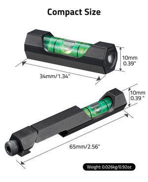 EZshoot Professional Scope Leveling Kit Magnetic Bubble Level