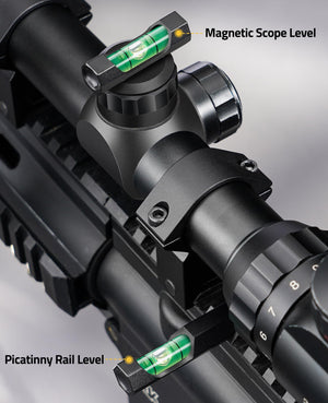 EZshoot Professional Scope Leveling Kit Magnetic Bubble Level