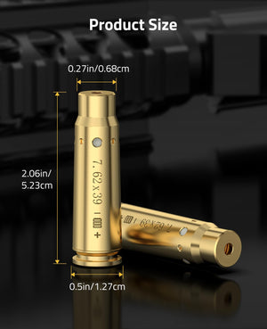 Product Size of 7.62x39mm Caliber Best Laser Bore Sight for Rifle Precise Shooting
