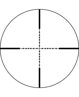 Crosshair reticle in a circular frame