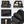 Black backpack with multiple storage options -EZshoot 40L Molle Rucksack Assault Pack for Men Women