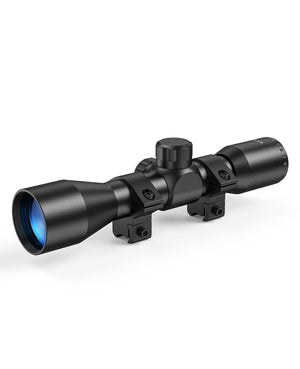 EZshoot 4x32 Rifle Scope with Scope Mount Compatible with 11mm Dovetail 