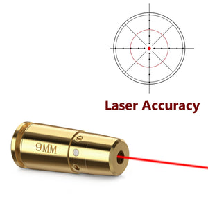 High Laser Accuracy Precise Red Laser 9mm Bore Sight