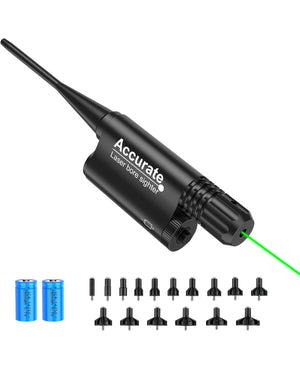 EZshoot Bore Sight Kit Red/Green Laser Boresighter for 0.17-12GA Caliber