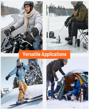 Versatile Applications-EZshoot Heated Gloves 7.4V Rechargeable Electric Hand Warmers