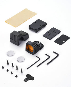 Items Included in the package of EZshoot Red Green Pistol Red Dot Sight for Hunting
