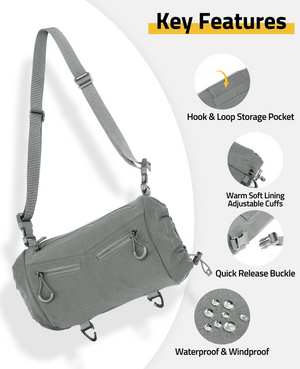 adjustable cuffs quickreleasebuckle waterproof&windproof – EZshoot Warmer Pouch