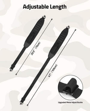 adjustable length upgraded metal adjust buckle, 75cm – EZshoot Outdoor Carry Sling