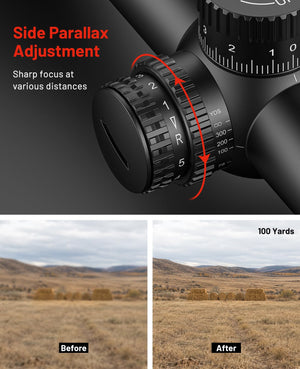 adjustment sharp focus at various distances – EZshoot 6-24x50mm scope