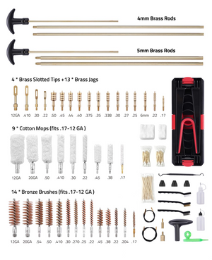 brass rods – EZshoot holding the gun