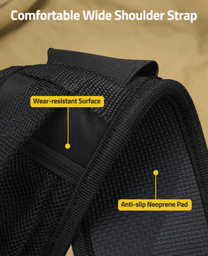 comfortable wide shoulder strap – EZshoot Carry Sling