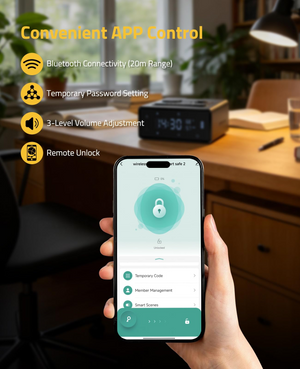 convenient app control – EZshoot Handgun Safe