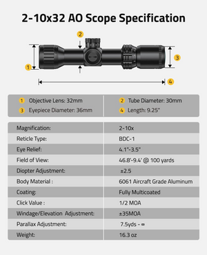 diopter adjustment body material – EZshoot Use with Mount