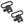 EZshoot 1-1.25 inches Sling Swivel Quick Attach/Release Sling Swivels
