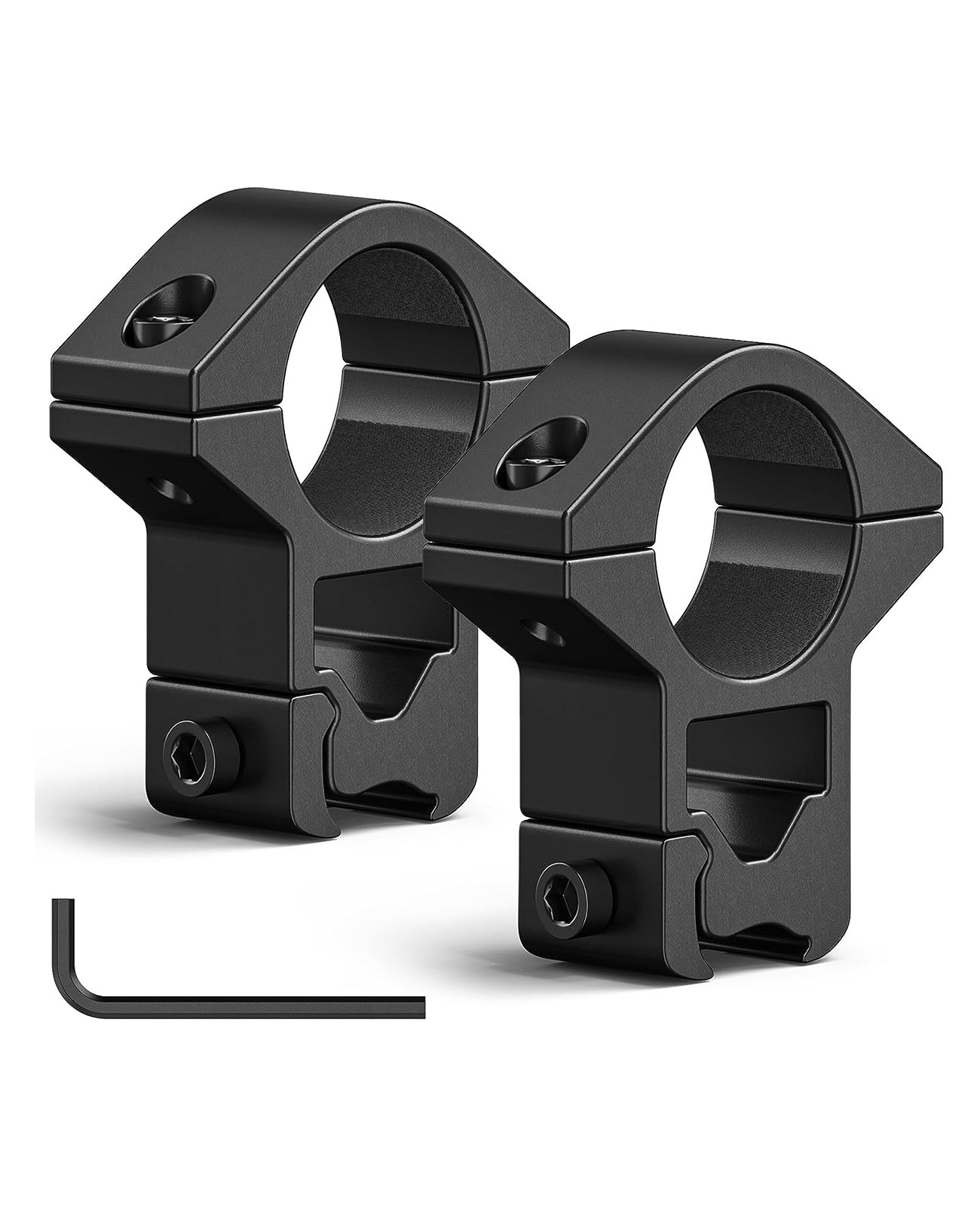 EZshoot 1 Inch Dovetail Scope Rings 2 PCS High Profile Scope Mount