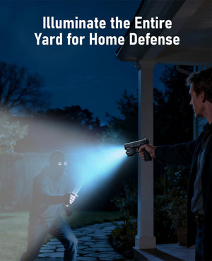 EZshoot 1000 Lumens Rechargeable Pistol Laser Light Combo with Slide Rail