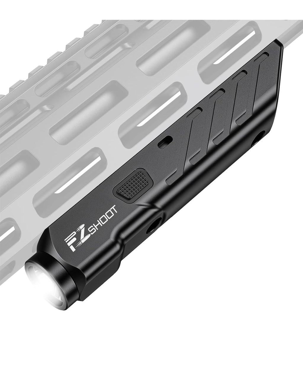 EZshoot 1700 Lumens Tactical Flashlight for Rifles with Strobe Mode