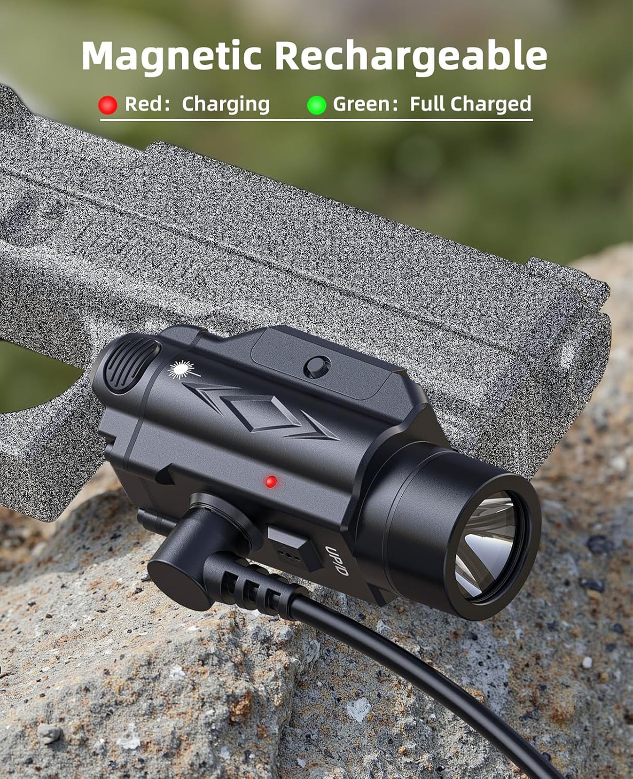 EZshoot 1800 Lumens Pistol Light, Powerful Gun Light for Home Defence and Hunting