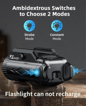 EZshoot 1800 Lumens Pistol Light, Powerful Gun Light for Home Defence and Hunting