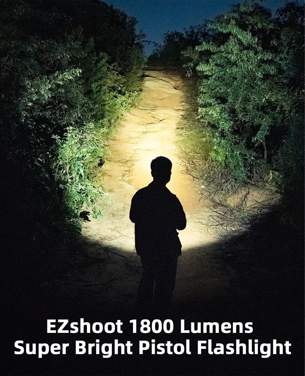 EZshoot 1800 Lumens Pistol Light, Powerful Gun Light for Home Defence and Hunting