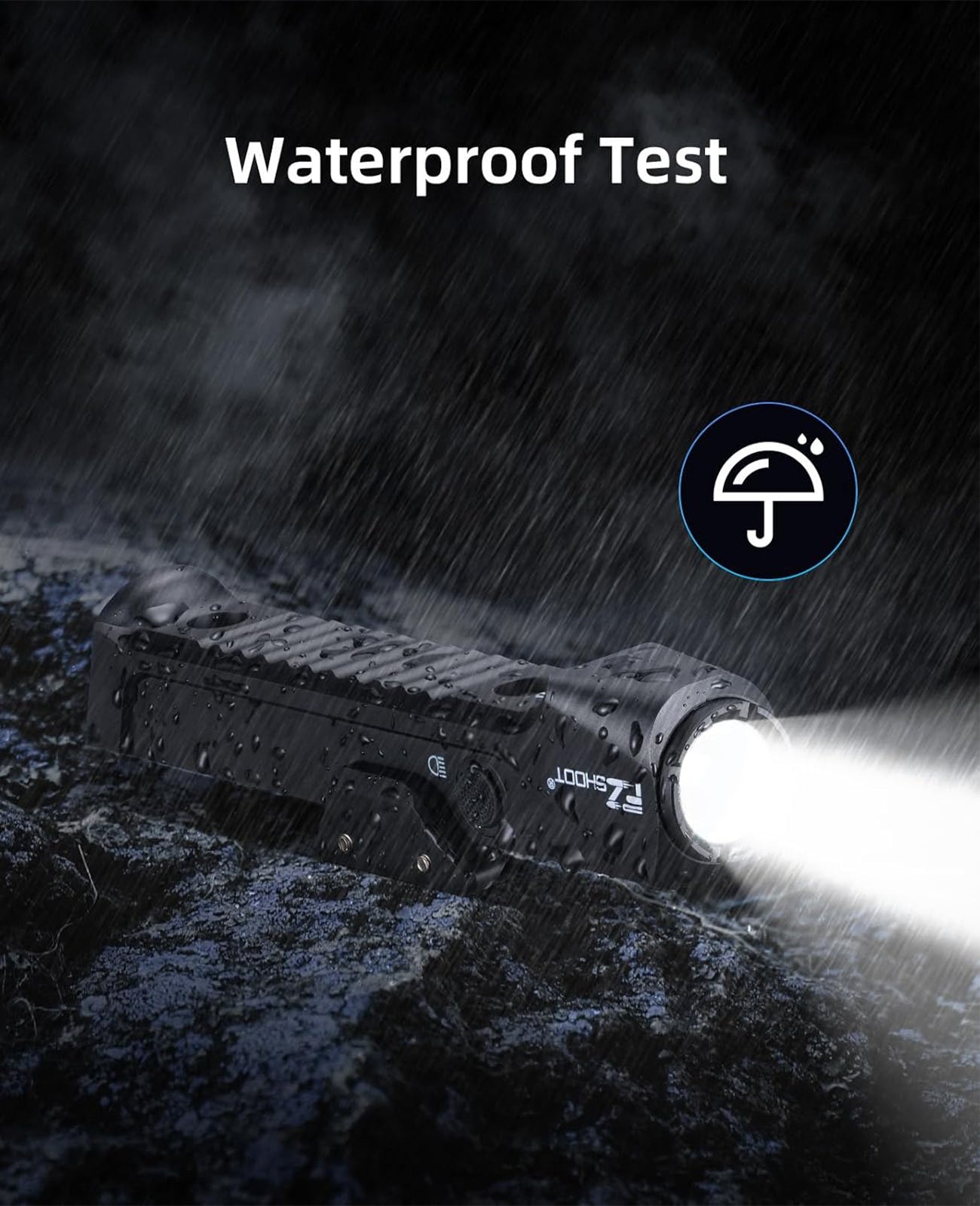 EZshoot 1800 Lumens Rifle Light Compatible with Picatinny and M-Rail