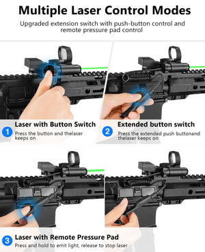 EZshoot Best Red Dot Sight with Multiple Laser Control Modes