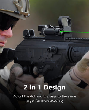 EZshoot Best Red Dot Sight with 2 in 1 Design for Shooting and Hunting