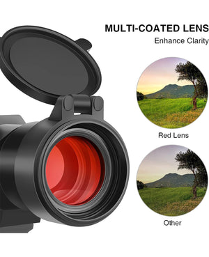 EZshoot Best Red Dot Sight with Multi-coated Lens - Dot Sight Scope for AR-15 Rifle Shooting