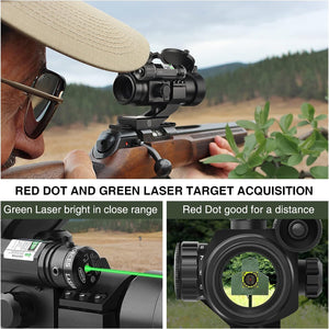 EZshoot Best Red Dot Sight and Green Laser with High Accuracy