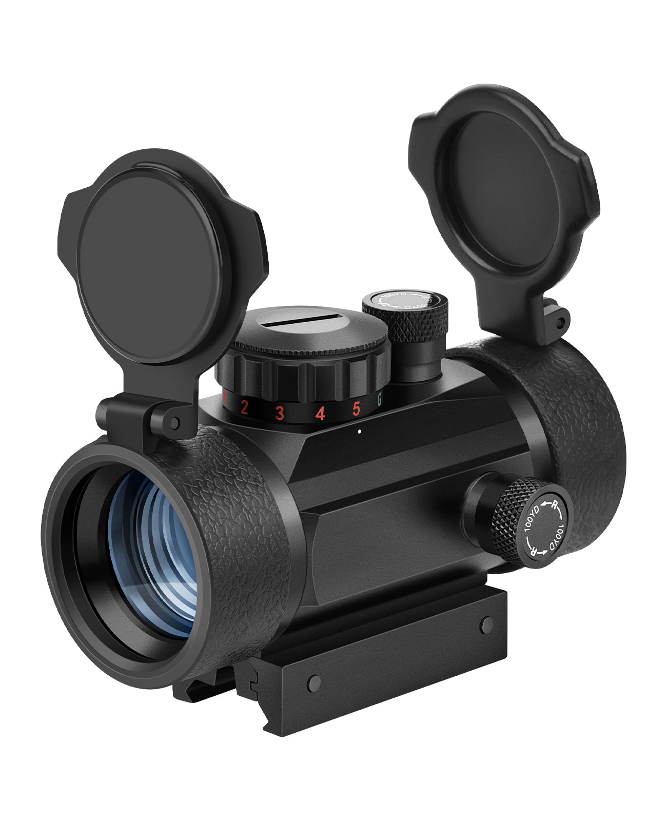 EZshoot Red Green Dot Sight Tactical Scope Reflex Sight with Lens Cap