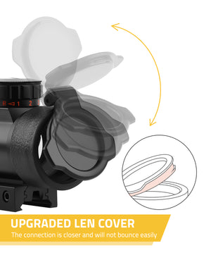 Tactical Scope Reflex Sight with Upgraded Lens Cover