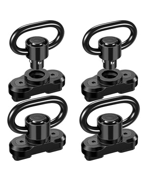 4 Pack 360¡ã Rotation Sling Swivels for M-rail