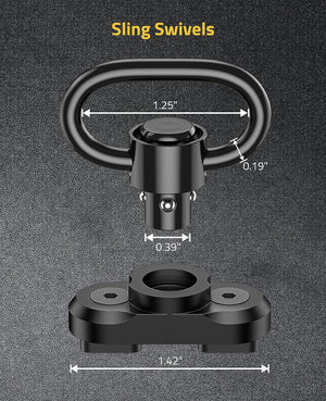 Portable Sling Swivels Size Details