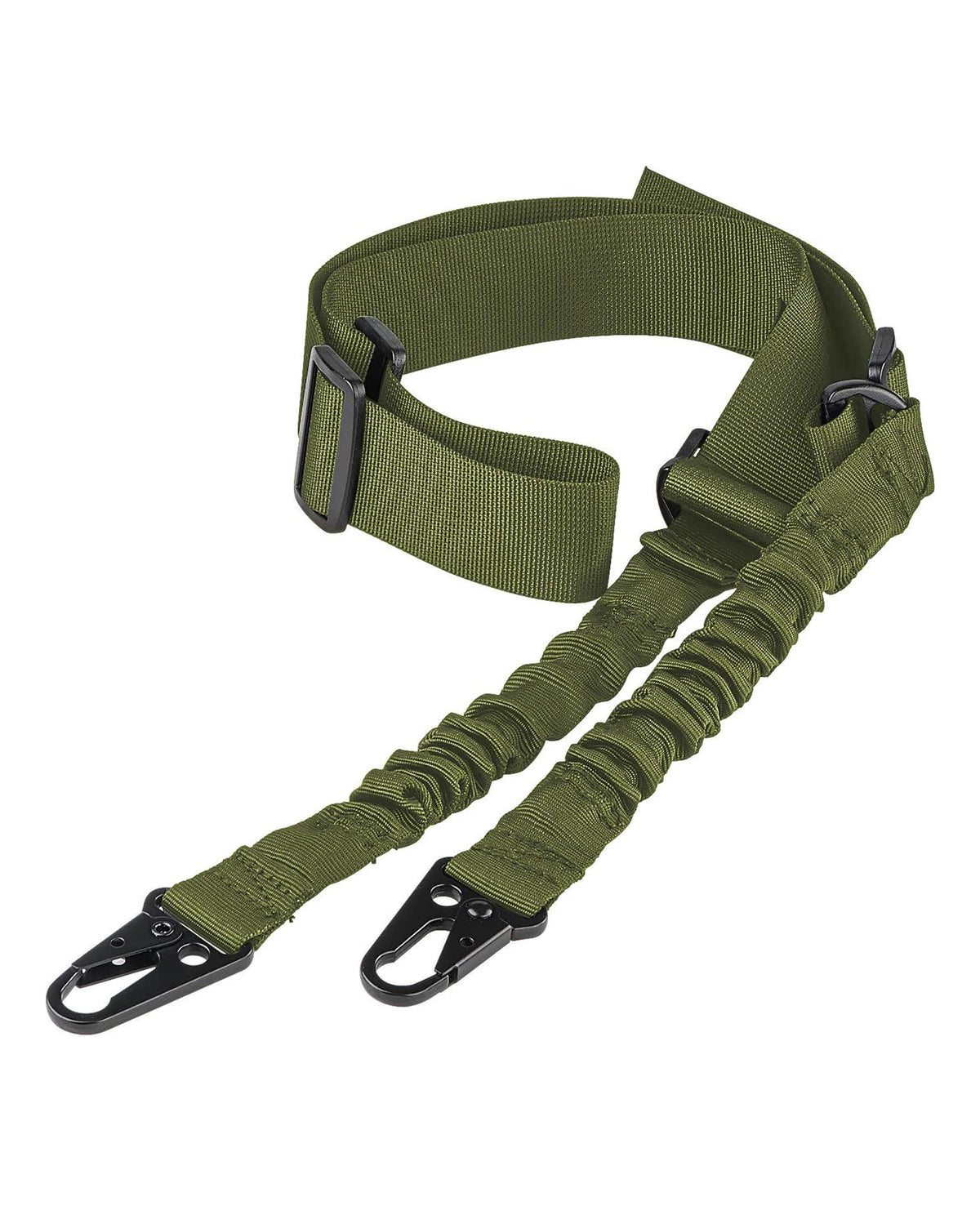 2 Point Rifle Sling Adjustable Length Gun Sling Metal Hook