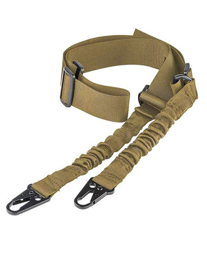 EZshoot 2 Point Rifle Sling Adjustable Length Gun Sling with Metal Hook