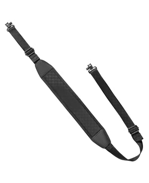 Full black color - Enduring 2 point gun sling with adjustable features
