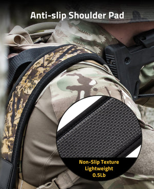 EZshoot Lightweight 2 Point Rifle Sling with Anti-slip shoulder pad for Hunting