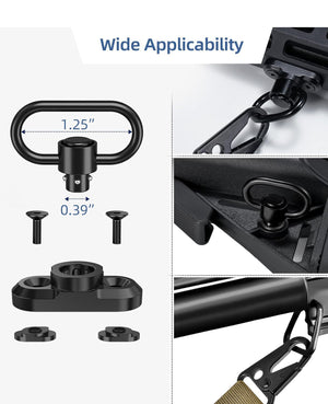 Wide Applicability Sling Swivels for Two Point Sling