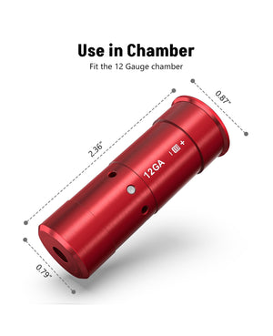 product size of red laser bore sight for 12GA chamber best bore sight