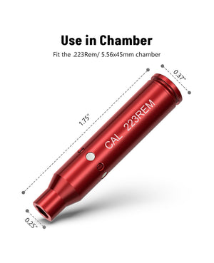 product size of red laser bore sight for .223 5.56mm chamber best bore sight