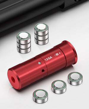 ezshoot red laser bore sight for 12GA with 3 sets of batteries long battery life